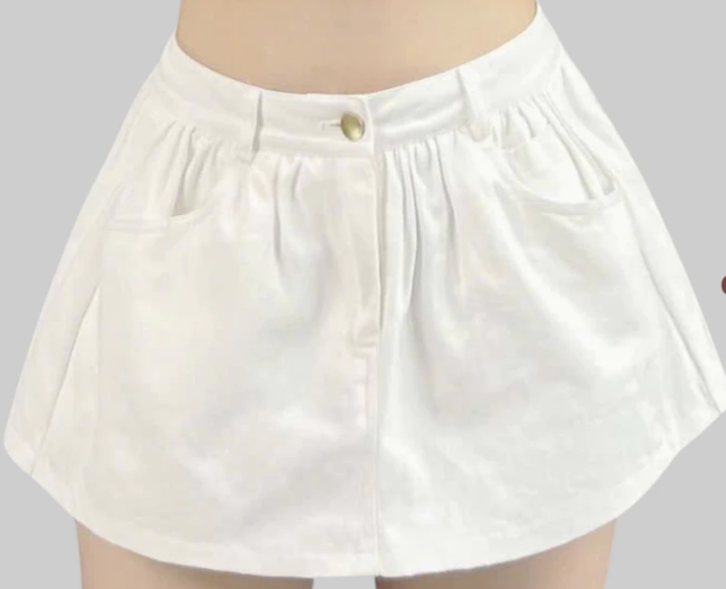 Chân Váy KaKi Dáng Ngắn Nhún Tùng Cạp Cao Có Lót Trong BigSize MiSoul, Chân Váy Mini Dáng A